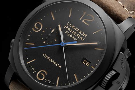 panerai luminor 1950 flyback ceramica replica